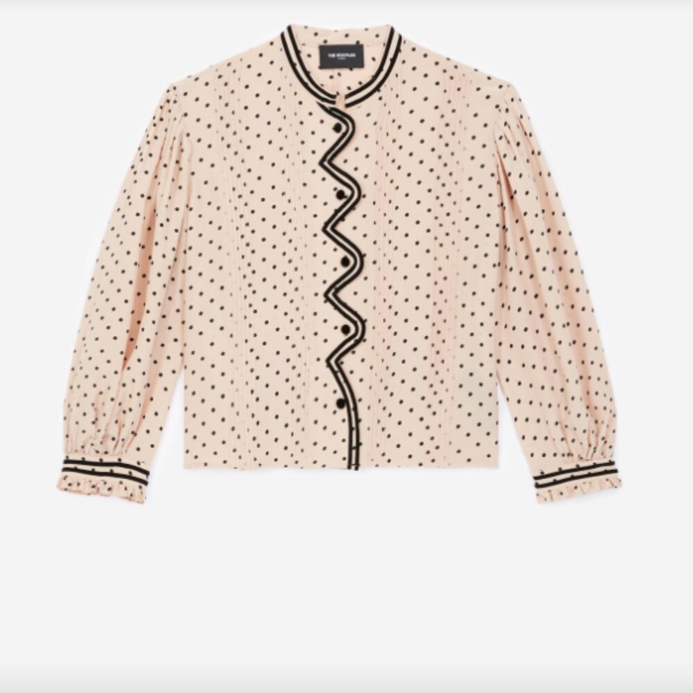 The Kooples Polka Dot Blouse